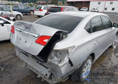 2018 Nissan Sentra S z USA, uszkodzony, nr VIN 3N1AB7AP7JY343255